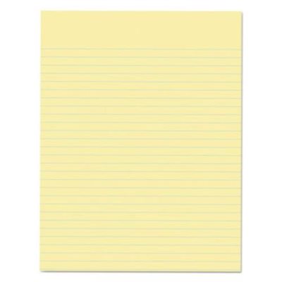 GUM TOP WRITING PADS, 8.5 X 11, CANARY