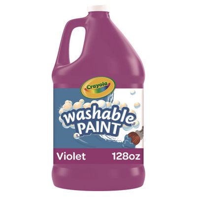 PAINT, Washable, Violet, 1 gal