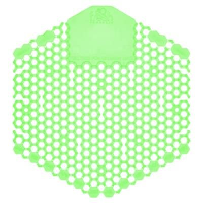 Wave 3D Urinal Deodorizer Screen, Green, Cucumber Melon Fragrance,10 Screens / Box