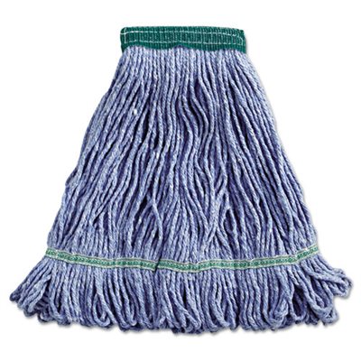 MOP HEAD, Super Loop, Wet, Cotton / Synthetic, Medium Size, Blue