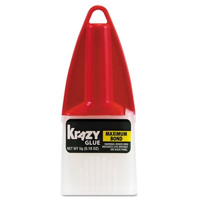 KRAZY GLUE, MAX BOND 0.18OZ DRIES CLEAR EA