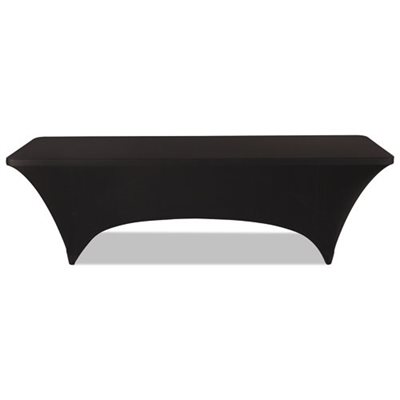 TABLE COVER, 30"X96"POLY / SPNDEX, BLK