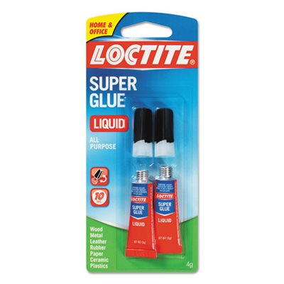 SUPER GLUE, All-Purpose, LOCTITE, 2 gram Tube, 2 / Pack