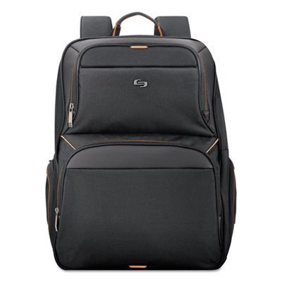 Urban Backpack, 17.3", 12 1 / 2" x 8 1 / 2" x 18 1 / 2", Black