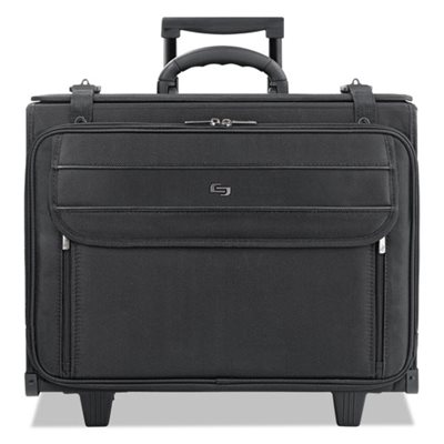 Classic Rolling Catalog Case, 17.3", 18" x 7" x 14", Black