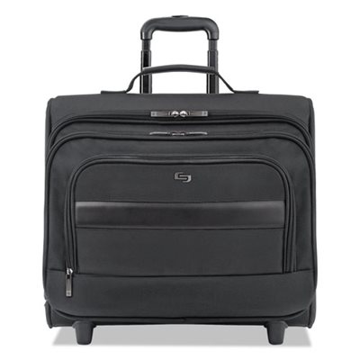 Classic Rolling Overnighter Case, 15.6", 16 7 / 50" x 6 69 / 100" x 13 39 / 50", Black