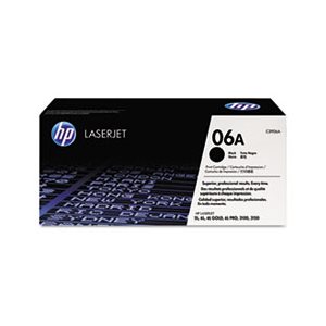 CARTRIDGE, INK, HP 06A, (C3906A), 2500 PAGE YIELD, BLACK