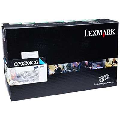 CARTRIDGE, TONER, LEXMARK, C792 X792, EXTRA HIGH-YIELD,  20000 PAGE-YIELD, TAA VERSION OF X792X, CYAN