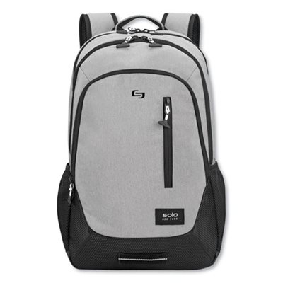 BACKPACK, REGION, FOR 15.6" LAPTOP, 13X5X19, LGT GRAY