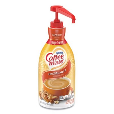 CREAMER, LIQUID COFFEE HAZELNUT 1500 ML PUMP