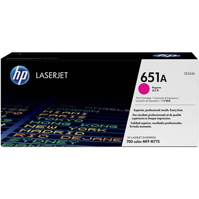 CARTRIDGE, HP 651A, CARTRIDGE, MAGENTA