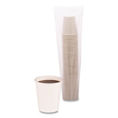 CUPS, PAPER HOT 8 OZ WHITE 20 SLEEVE 50 CS