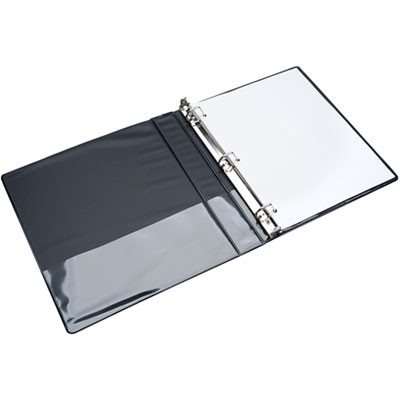 BINDER, 1" SLANT D RING  BLACK