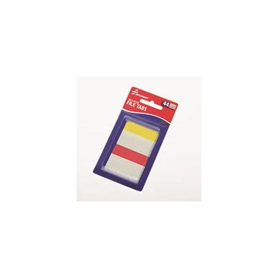 TABS, FILE 2" RED YELLOW SELF-STICK TABS, FILE 2" RED YELLOW SELF-STICK
