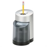 SHARPENER, ELECTRIC PENCIL, BLACK / SILVER