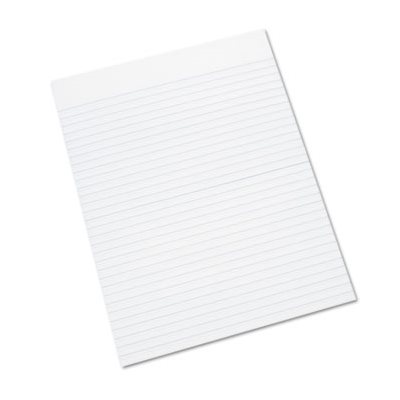 PAD, WRITING, 8.5" X 11", RULED, WHITE, 100 SHEETS, DOZEN