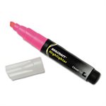 HIGHLIGHTER, FLUORESCENT, CHISEL TIP, PINK, ABILITYONE, DOZEN