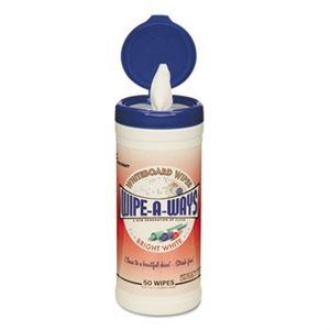 WIPES, WHITE BOARD, ABILITYONE, 50 CT