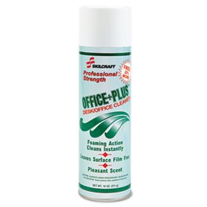 CLEANER, OFFICE PLUS, DESK AND OFFICE CLEANER, AEROSOL, ABILITYONE, 18 OZ