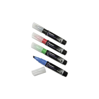 MARKER, DRY ERASE, CHISEL POINT, ASSORTED, ABILITYONE,4 / SET