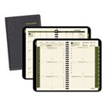 APPOINTMENT BOOK, WEEKLY / MONTHLY, 4.875 x 8", BLACK 2020