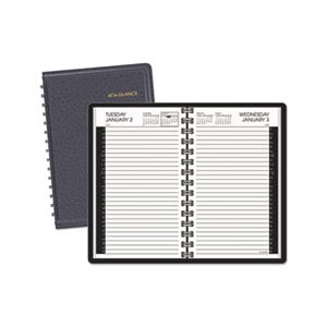 APPOINTMENT BOOK, DAILY, 30-MINUTE APPOINTMENTS, 8" x 4.8875", WHITE, 2020