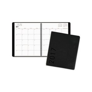 PLANNER, CONTEMPORARY, MONTHLY, PREMIUM PAPER, 8.875" x 11", GRAPHITE COVER, 2020