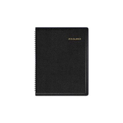 Triple View Weekly / Monthly Appointment Book, 11 x 8.25, Black, 2021