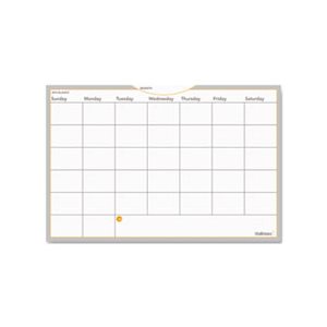 PLANNER, WALLMATES, SELF-ADHESIVE, DRY ERASE, MONTHLY, 36" x 24"