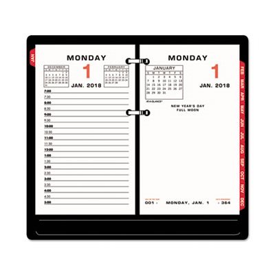 DESK CALENDAR, REFILL, TWO-COLOR,  3.5" x 6", 2023