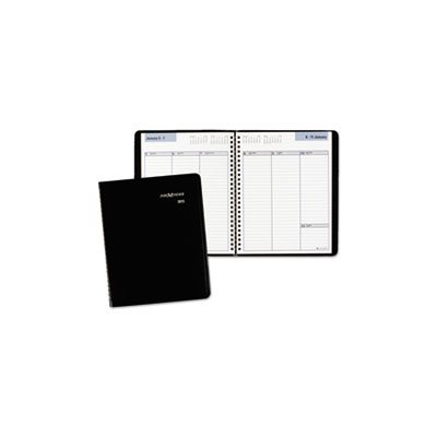 PLANNER, WEEKLY, 6.875" x 8.75", BLACK, 2020