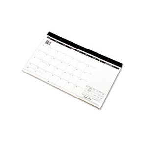 Compact Desk Pad, 17.75 x 10.88, White, 2021