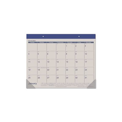 DESK PAD, FASHION COLOR, 22" x 17", BLUE, 2020