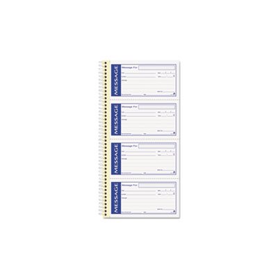 PHONE MESSAGE PAD, WRITE 'N STICK, 2.75" x 4.75", TWO-PART CARBONLESS, 200 FORMS