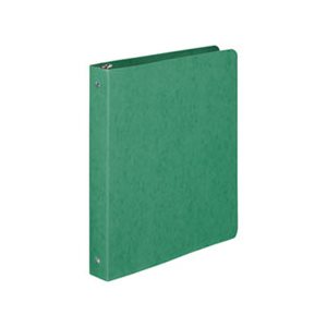 BINDER, ROUND RING, PRESSTEX, 1" CAPACITY, DARK GREEN