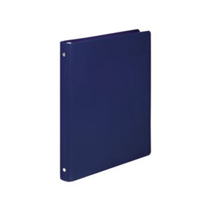 BINDER, POLY ROUND RING, ACCOHIDE, 23-PT. COVER, 1 / 2" CAPACITY, DARK BLUE