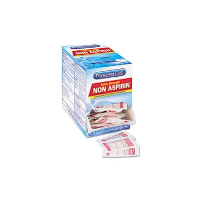 Non Aspirin Acetaminophen Medication, Two-Pack, 50 Packs / Box