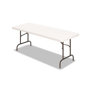 TABLE, Banquet, Rectangular, FOLDING, Radius Edge, 60"w x 30"d x 29"h, Platinum / Charcoal