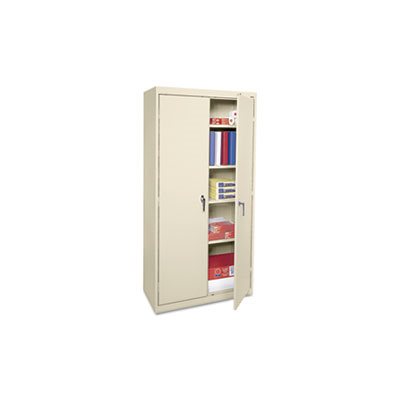 STORAGE CABINET, ASSEMBLED, ECONOMY, 36"w x 18"d x 72"h, PUTTY