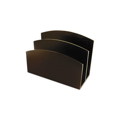 LETTER SORTER, ECO-FRIENDLY, BAMBOO CURVES,  7.125" x 3.25" x 5.125", ESPRESSO