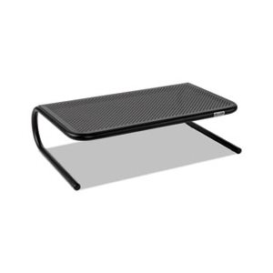 MONITOR STAND, METAL ART, 18.5" x 12.25" x 5.25", BLACK