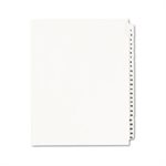 INDEX DIVIDERS, AVERY-STYLE, LEGAL EXHIBITS, TITLE: 1-25, LETTER, WHITE
