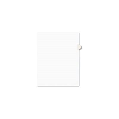 INDEX DIVIDERS, AVERY-STYLE, LEGAL EXHIBIT, SIDE TAB, 1-TAB, TITLE G, LETTER, WHITE, 25 / PK