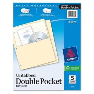 POCKET / F / RING BNDR / 5 / PK