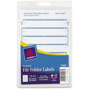 LABEL, FILE / FLDR / 252PK / LBL