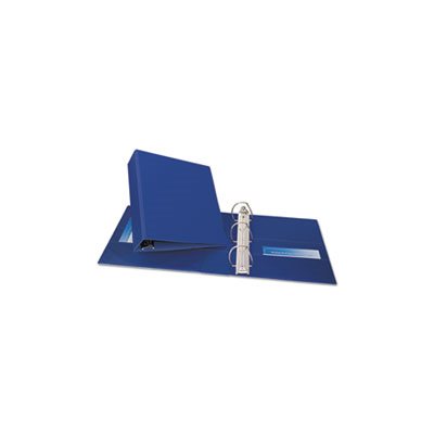 Durable Binder with Two Booster EZD Rings, 11 x 8 1 / 2, 3", Blue