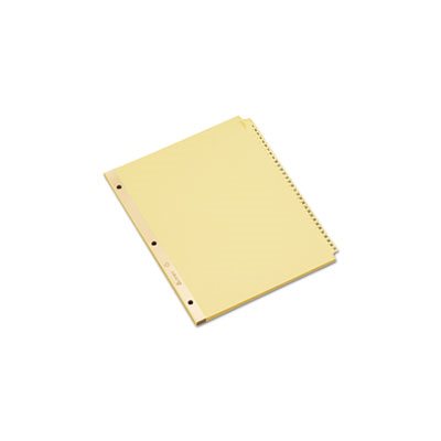 DIVIDERS, Pre-printed, Laminated Tab, w /  Gold Reinforced Binding Edge, 31-Tab, Letter