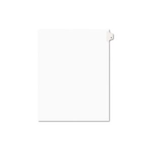 DIVIDERS, Avery-Style, Legal Exhibit Side Tab, Title: 1, Letter, White, 25 / PK