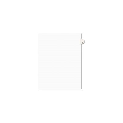 Avery-Style Legal Exhibit Side Tab Divider, Title: 3, Letter, White, 25 / Pack