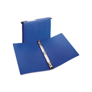 BINDER, Hanging Storage, Gap Free Round Rings, 11" x 8.5", 1" Capacity, Blue